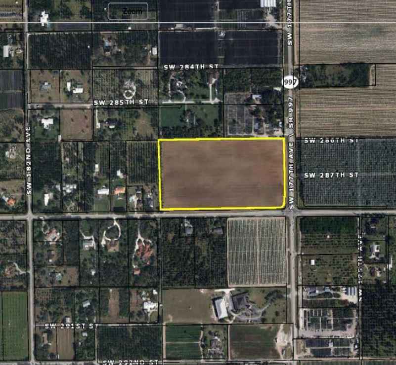 SW 288th St and SW 177th Ave  