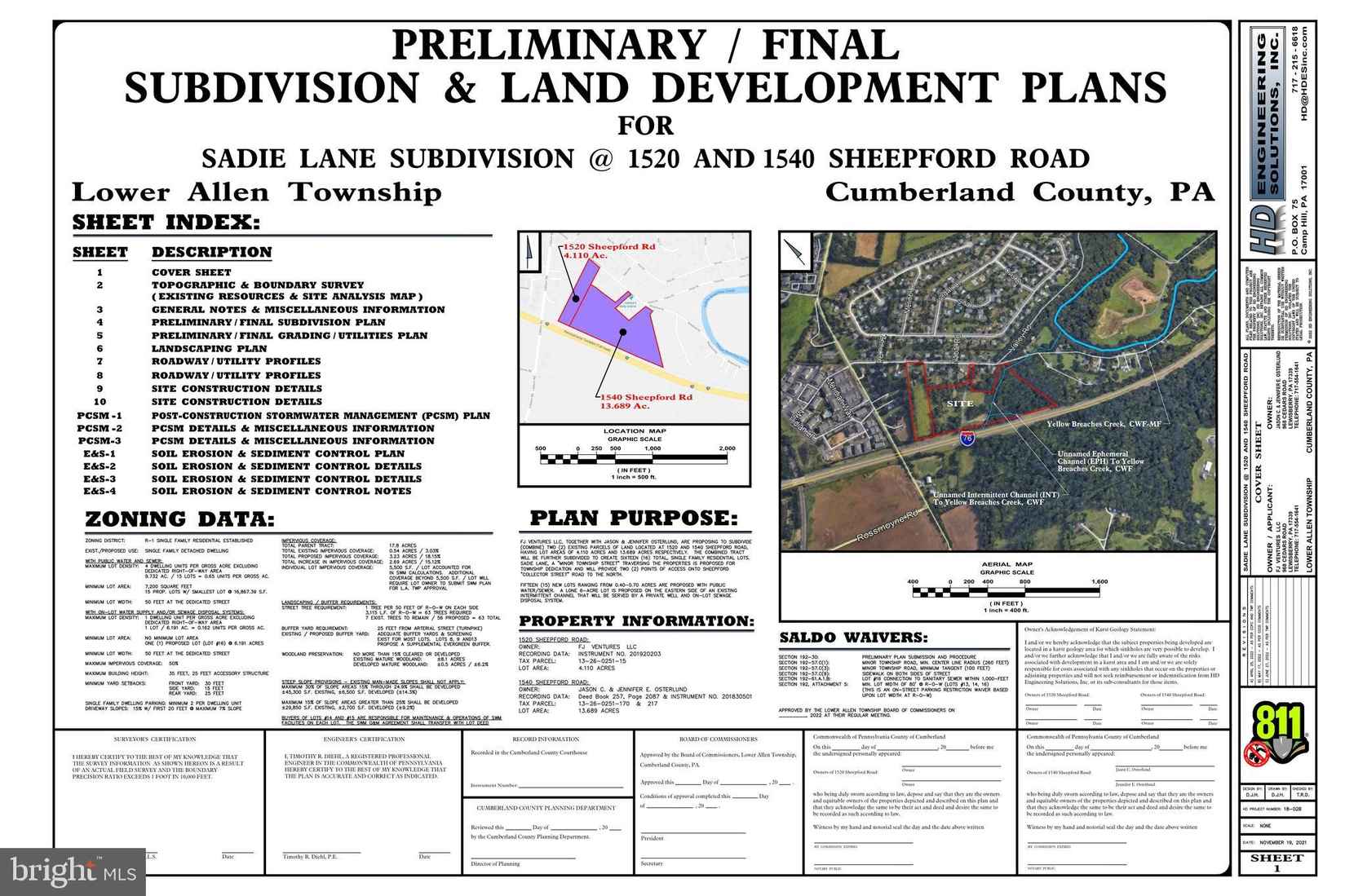 1520 - 1540 SHEEPFORD Rd  