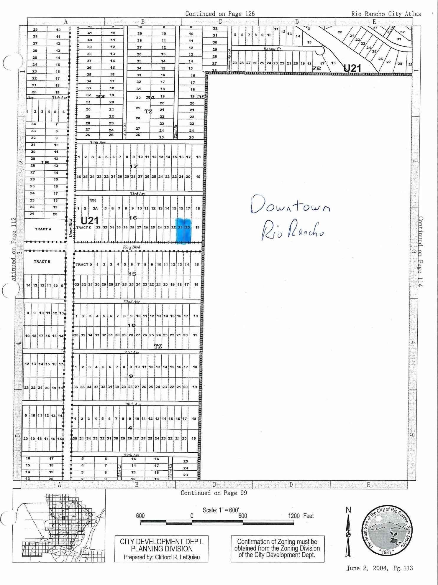 King Blvd (L20 B16 U21) NE  