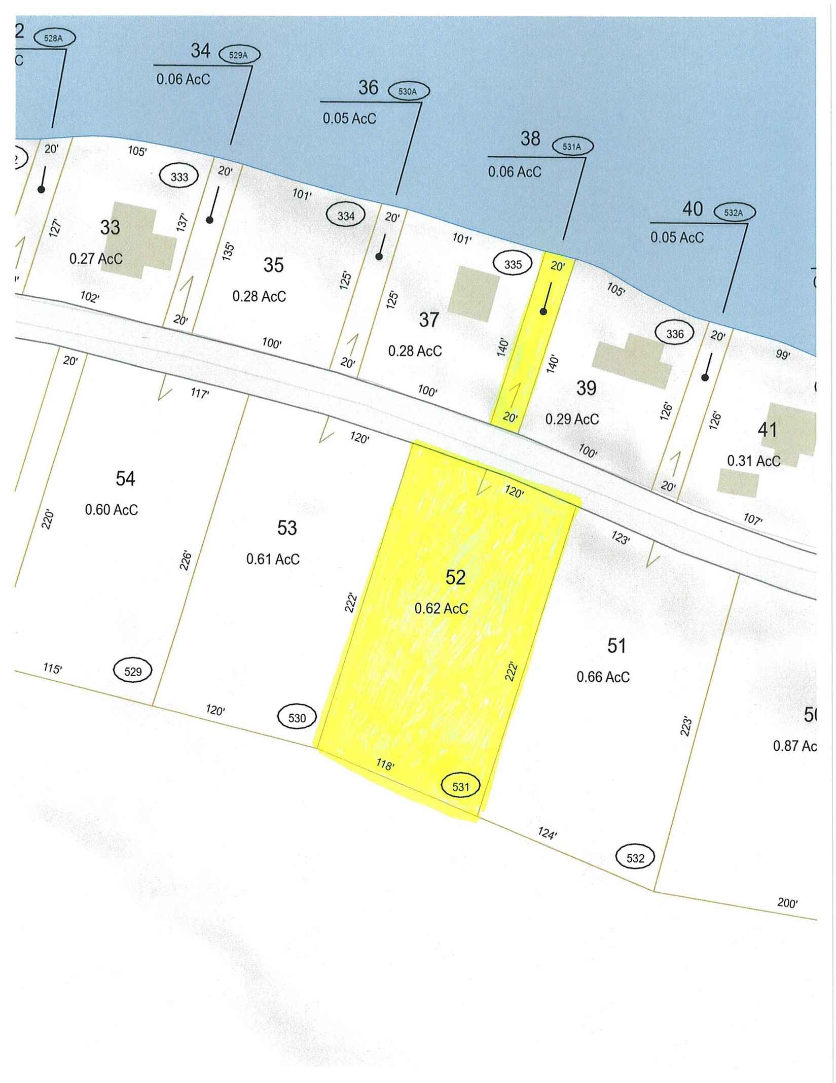 Tax Map 114 South Shr Rd  
