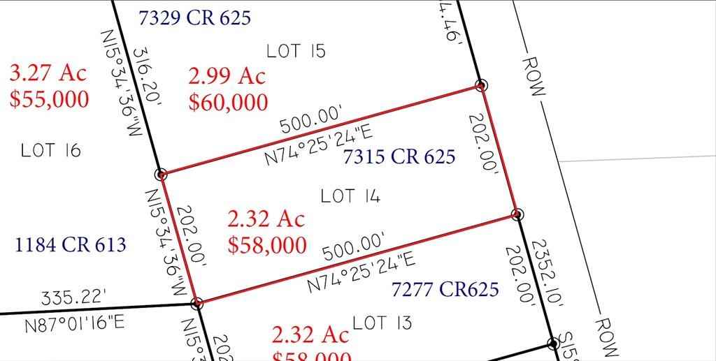 Lot 14 County Rd 625  