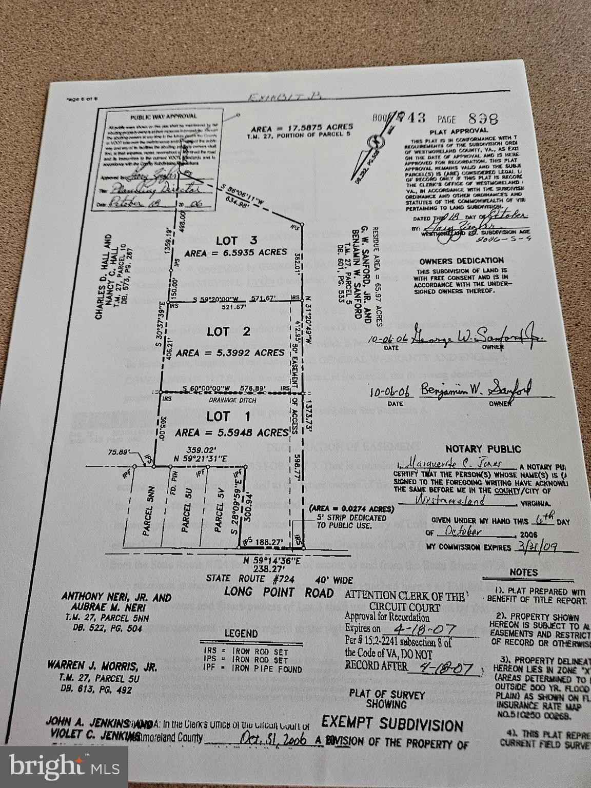 Lot 1 2 and 3 LONG Pt Rd  