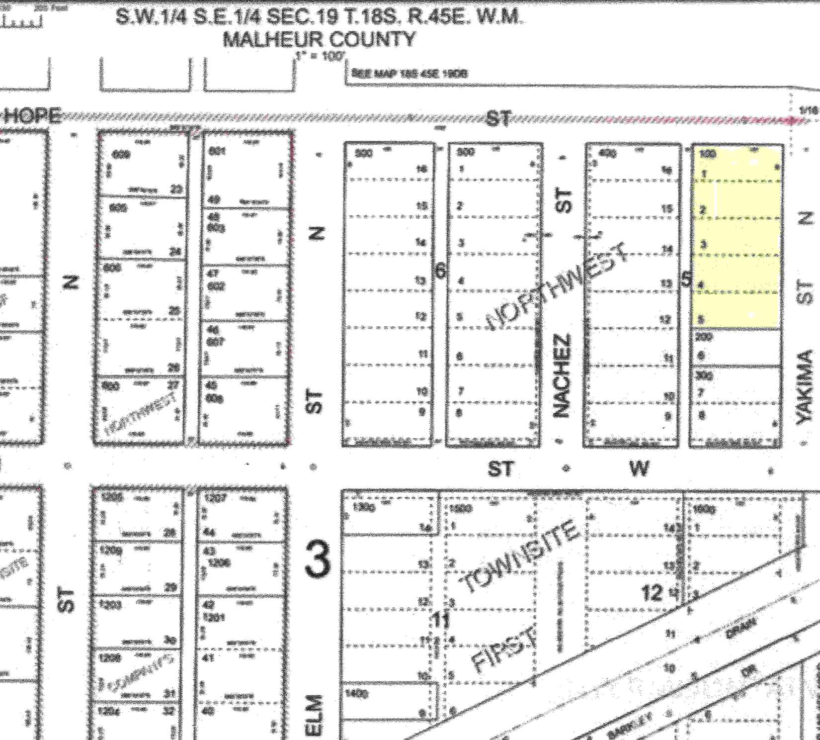 Lots 1 to 5 Block 5 on Hope Street Tax Parcel 100 on Hope St  