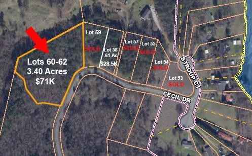 183 Cecil Dr- Lots 60-61-62  