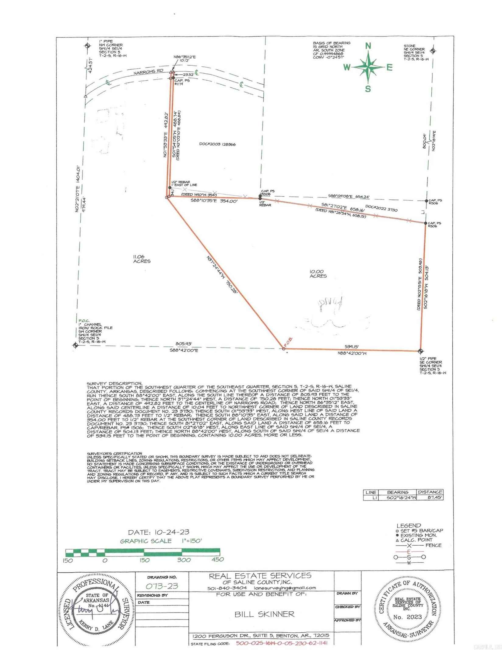 4218 Narrows Road (10 acres)  