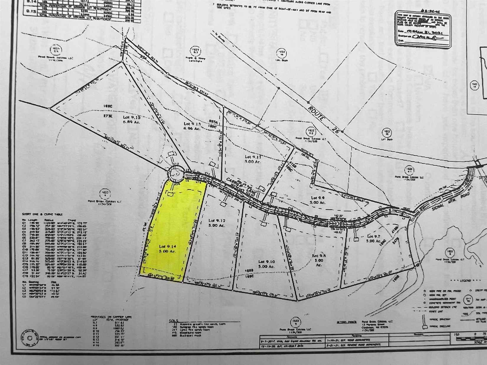 lot 9 14 Signal Mtn Rd  