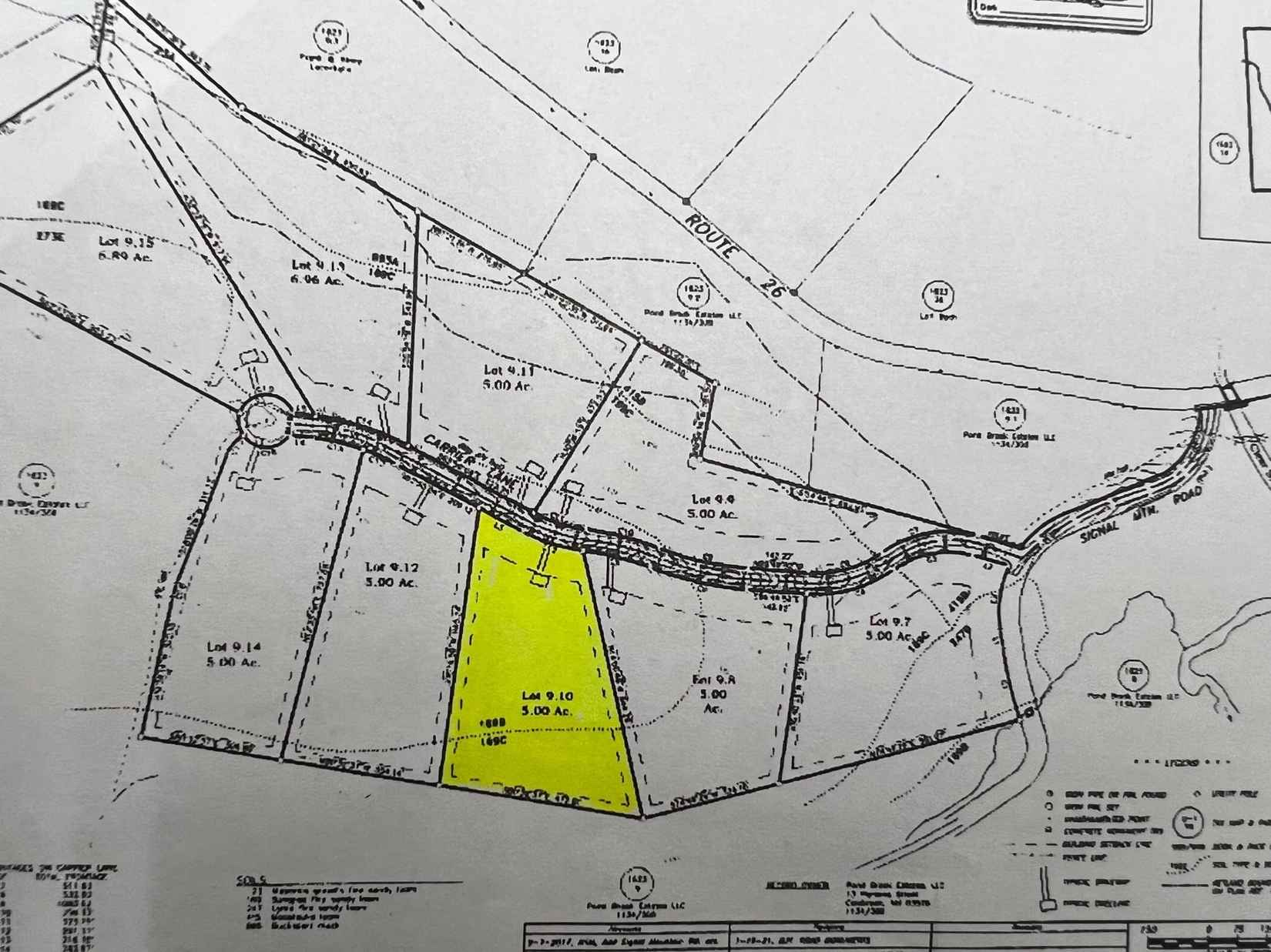 lot 9 10 Signal Mtn Rd  