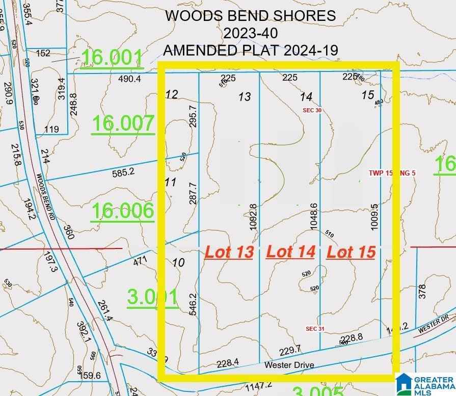 Lots 13 14 15 WOODS Bnd Rd  