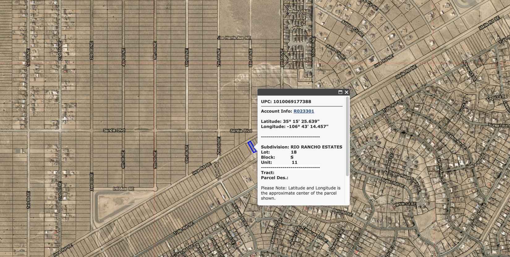 Rr Estates Blk S Lot 18  