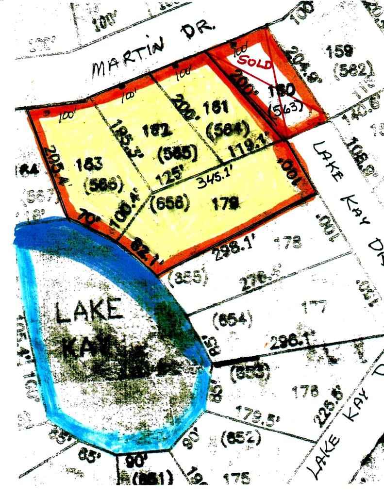 4 lots Martin Lake Kay Dr  