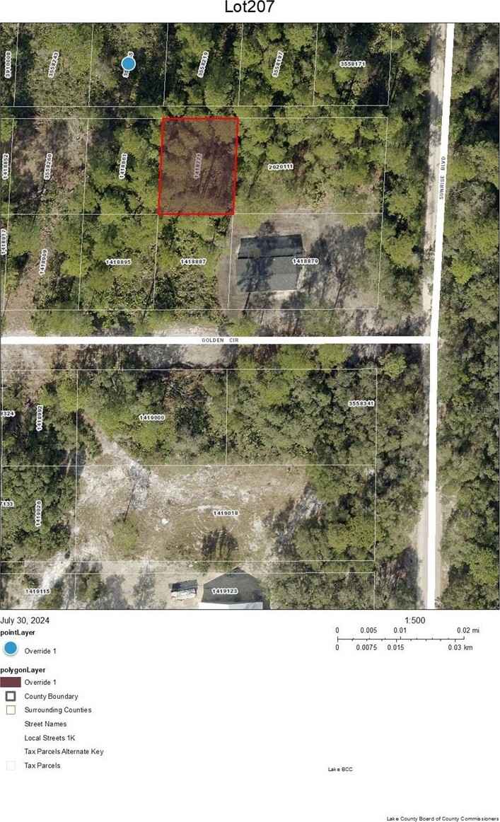 Lot 207 SUNRISE Blvd  