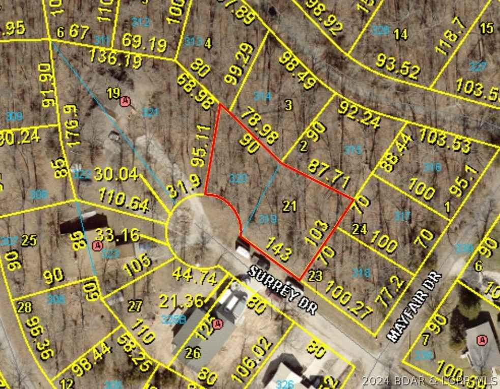 Lot 319 320 Surrey Dr  