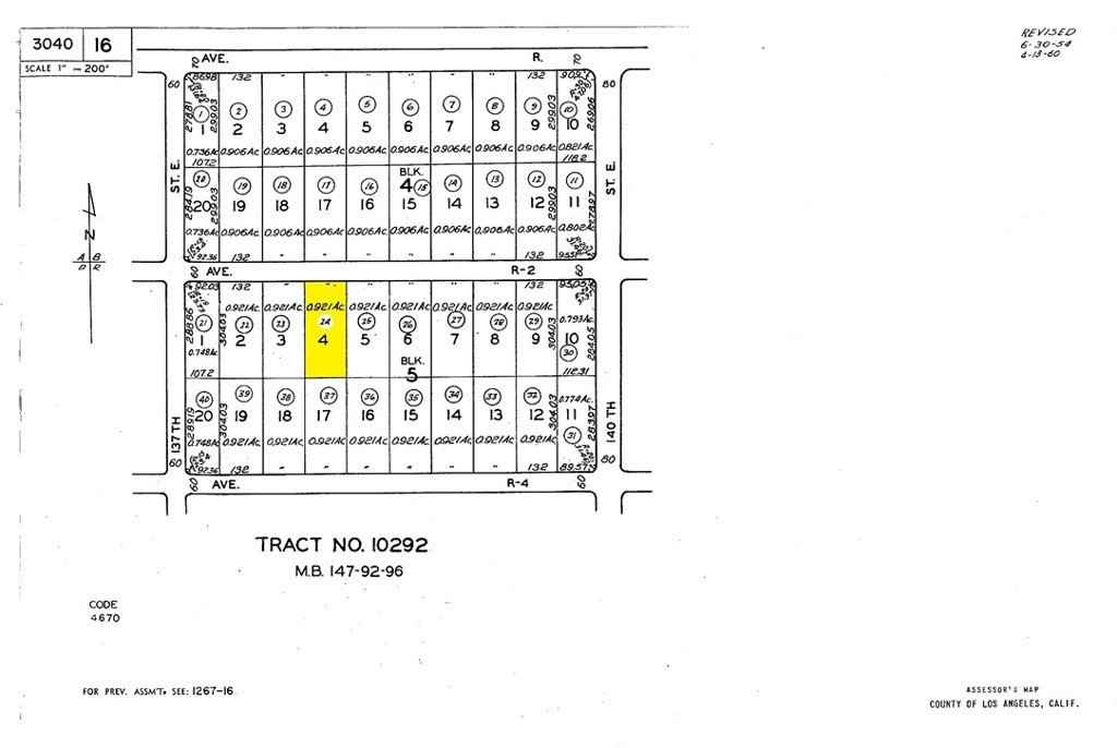 0 Vac/Ave R2/Vic 137th Ste  