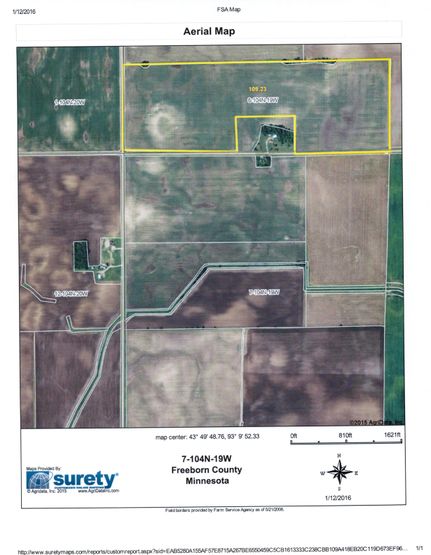 Farm and Ranch in Freeborn County, Minnesota