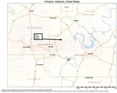 Land in Wilcox County, Alabama