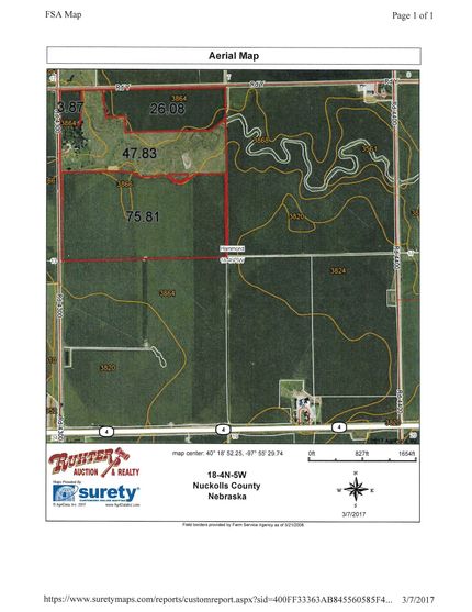 Land in Nuckolls County, Nebraska
