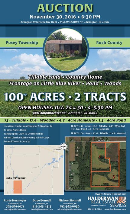 Farm and Ranch in Rush County, Indiana