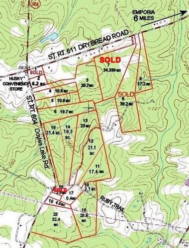 Land in Greensville County, Virginia