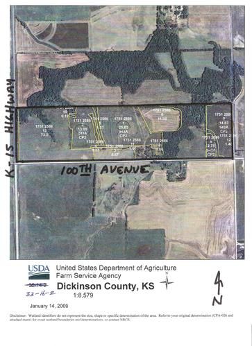Farm and Ranch in Dickinson County, Kansas