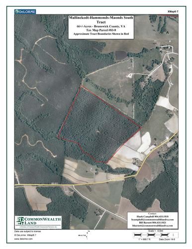 Farm and Ranch in Brunswick County, Virginia