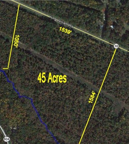 Recreational Property in King William County, Virginia