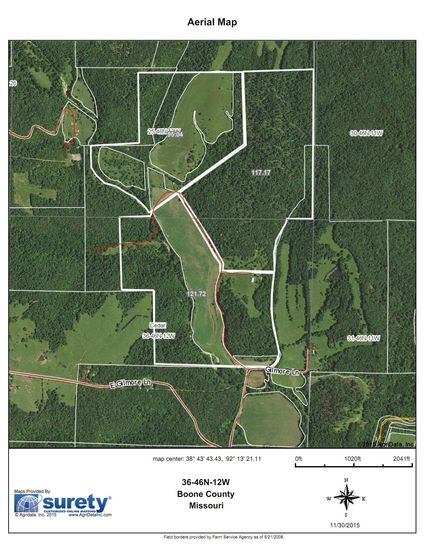 Land in Boone County, Missouri