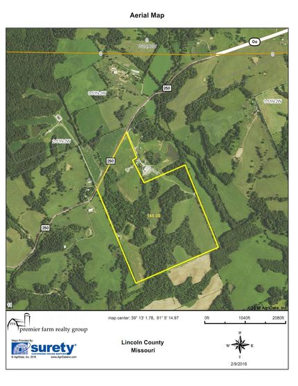 Land in Lincoln County, Missouri