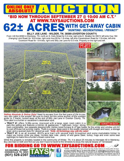 Land in Overton County, Tennessee