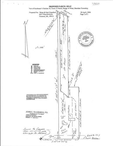 Land in Newaygo County, Michigan