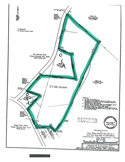 Land in Prince Edward County, Virginia