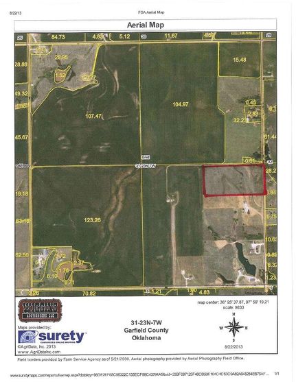 Land in Garfield County, Oklahoma