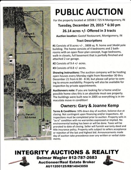 Undeveloped Land in Daviess County, Indiana