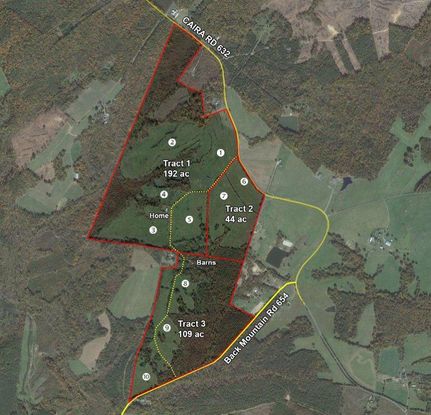 Land in Buckingham County, Virginia