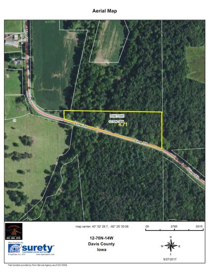 Land in Davis County, Iowa