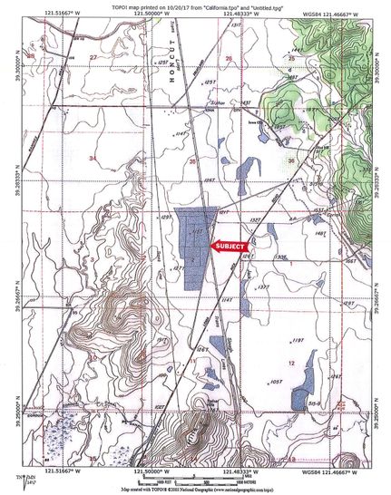 Undeveloped Land in Yuba County, California