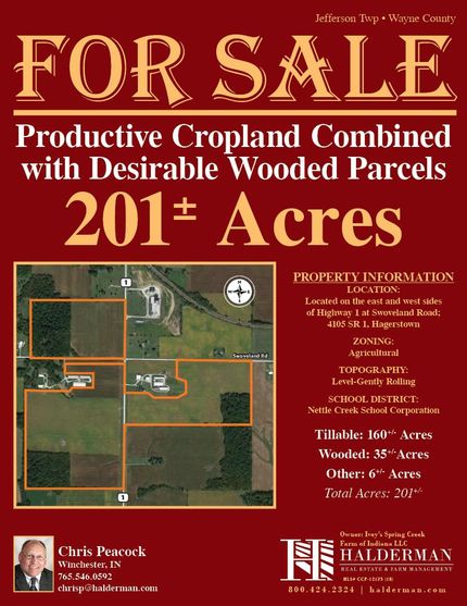 Farm and Ranch in Wayne County, Indiana