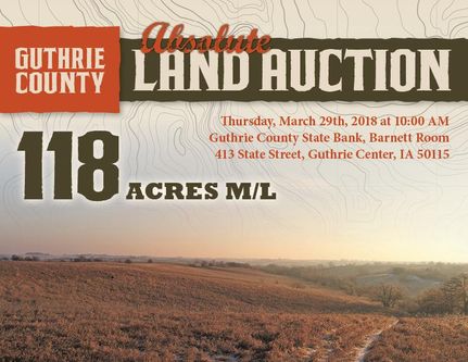 Farm and Ranch in Guthrie County, Iowa