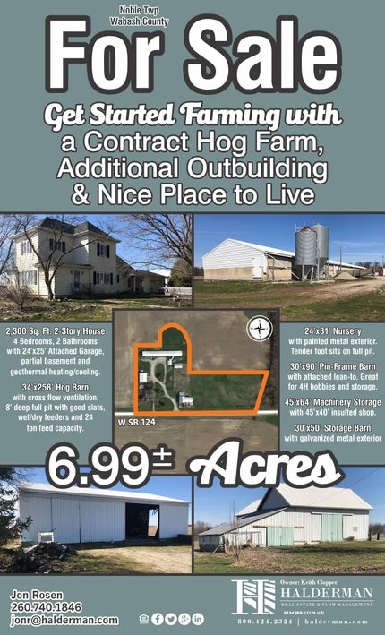 Farm and Ranch in Wabash County, Indiana