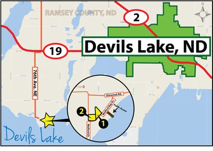 Waterfront Property in Ramsey County, North Dakota