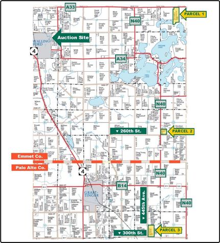 Farm and Ranch in Emmet County, Iowa