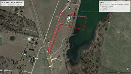 Lakefront Property in Milam County, Texas