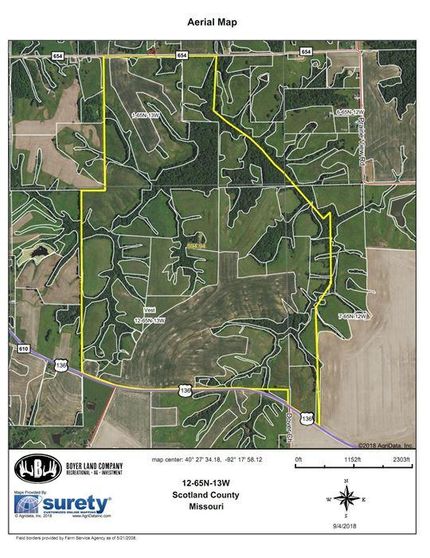 Farm and Ranch in Scotland County, Missouri