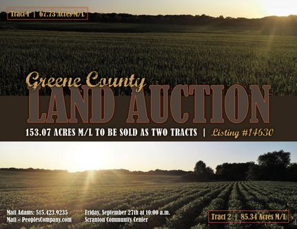 Farm and Ranch in Greene County, Iowa