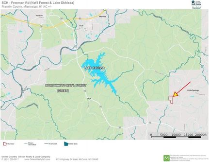 Timberland Property in Franklin County, Mississippi