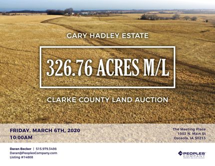 Farm and Ranch in Clarke County, Iowa