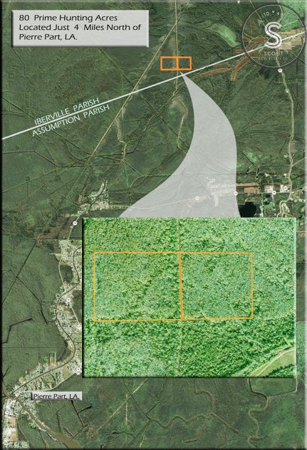 Land in Iberville Parish, Louisiana