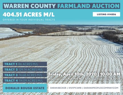 Farm and Ranch in Warren County, Iowa