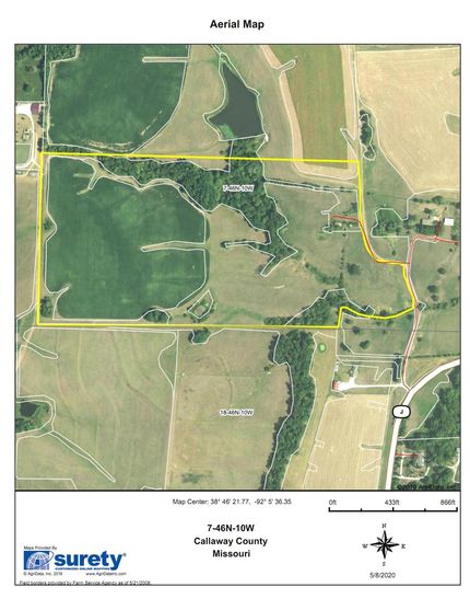 Undeveloped Land in Callaway County, Missouri