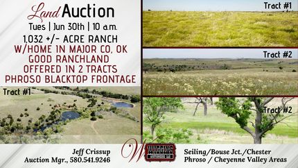 Farm and Ranch in Major County, Oklahoma