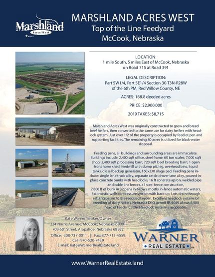 Farm and Ranch in Red Willow County, Nebraska
